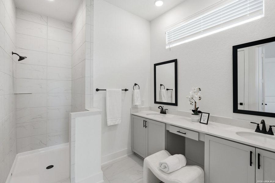 Furnished interior view inside a new home in Prominence Urban, San Antonio (Image 19).