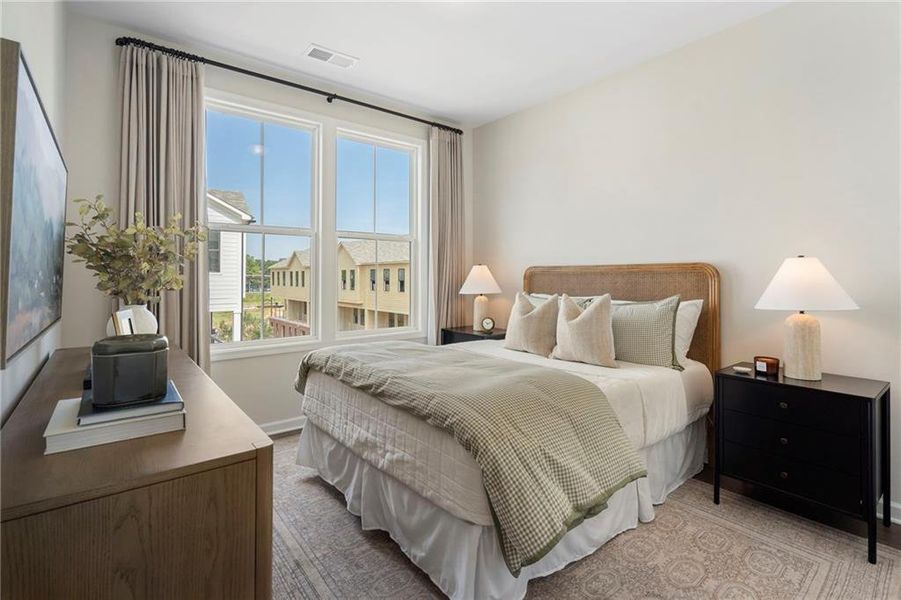Furnished interior view inside a new home in , Alpharetta (Image 13).