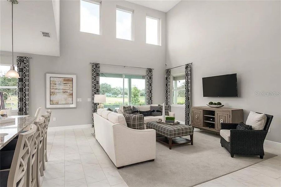 Furnished interior view inside a new home in Parkview Preserve, Apopka (Image 8). Furnished interior view inside a new home in Parkview Preserve, Apopka (Image 8).