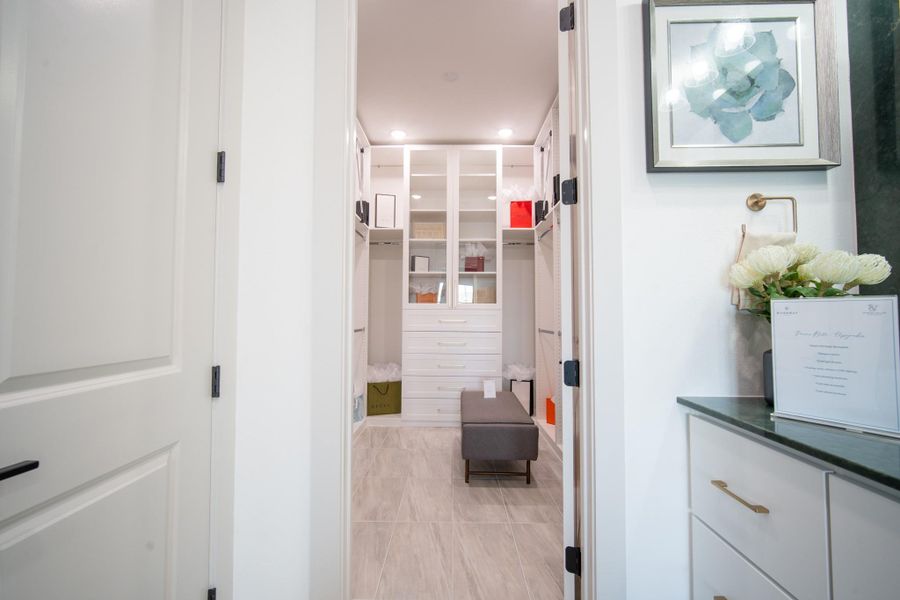Furnished interior view inside a new home in Spring Valley Creek, Houston (Image 36).