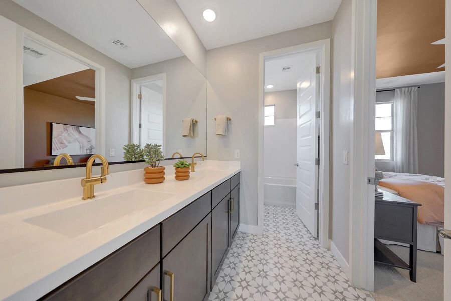 Representative furnished interior of a home built from the Slate by Mattamy Homes in Miravida, Surprise (Image 43).