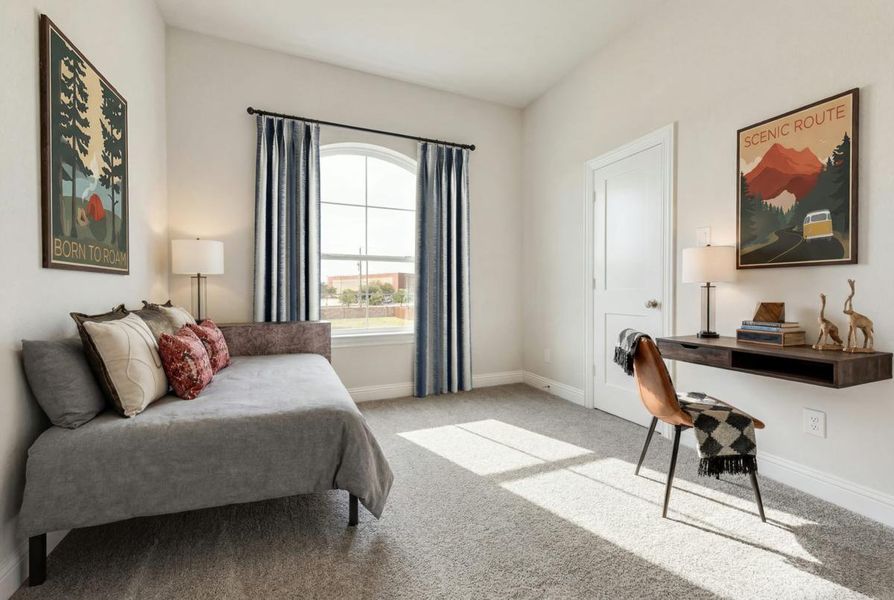 Furnished interior view inside a new home in Cedar Ridge Estates, Grand Prairie (Image 26). Furnished interior view inside a new home in Cedar Ridge Estates, Grand Prairie (Image 26).