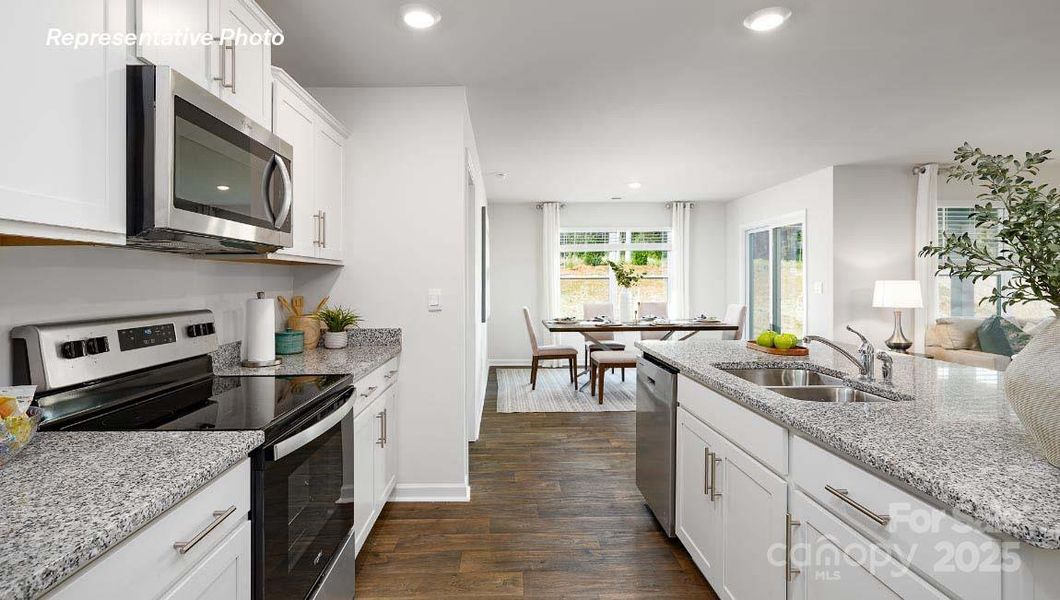 Furnished interior view inside a new home in Villages of Maiden, Maiden (Image 8).