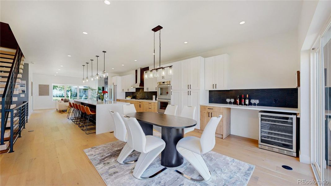 Furnished interior view inside a new home in , Denver (Image 34).