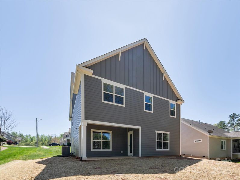 Exterior details and patio area of a home in , Hickory (Image 27).
