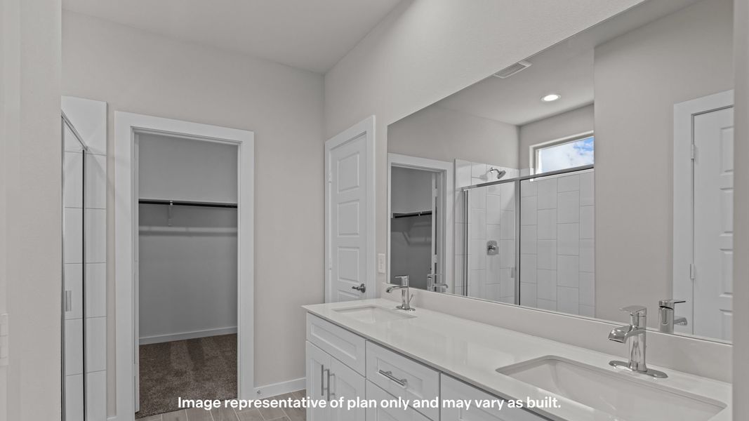Furnished interior view inside a new home in Homestead at Parks Bell Ranch, Odessa (Image 9).
