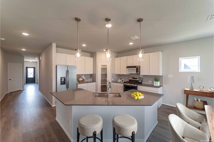 Furnished interior view inside a new home in Morgan Meadows, San Antonio (Image 7).