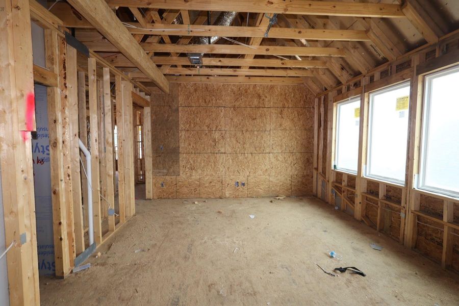 In-progress construction of a new home in Dunham Pointe, Cypress, TX (Image 8).
