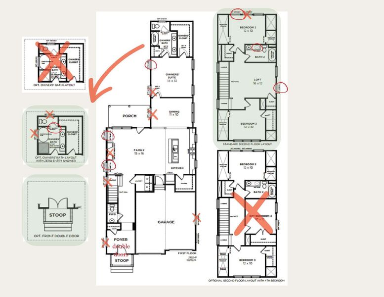 2D floor plan layout of this home in Nexton - Midtown, Summerville, SC (Image 2).