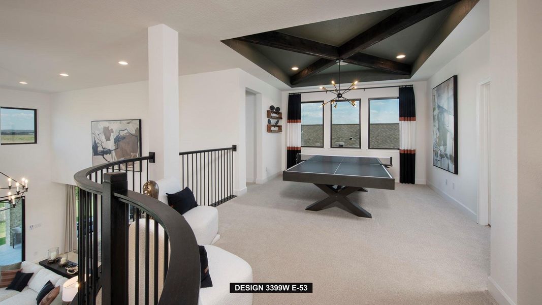 Furnished interior view inside a new home in Austin Point, Richmond (Image 8).