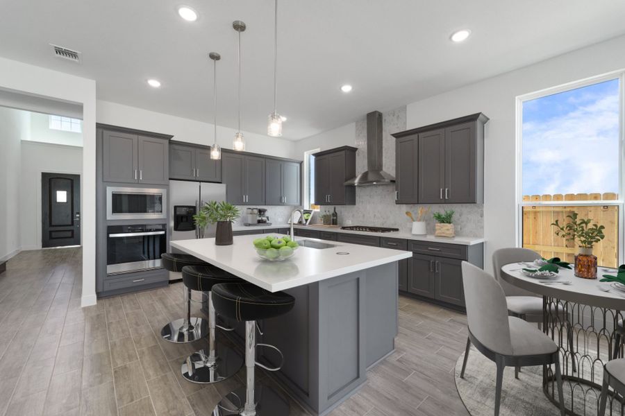 Virtually Staged Kitchen Virtually Staged Kitchen