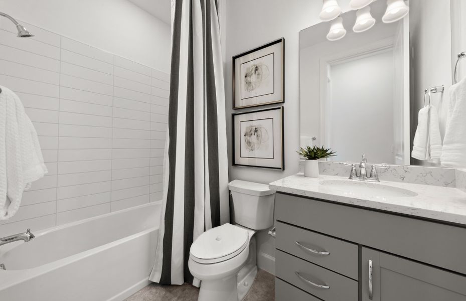 Downstairs secondary bathroom