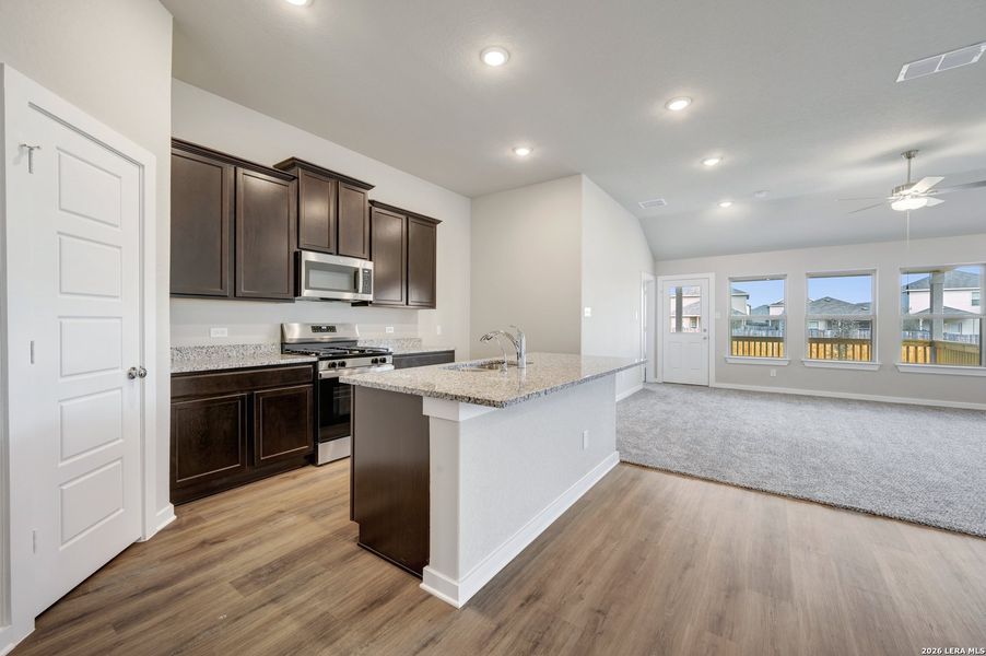 Furnished interior view inside a new home in Winding Brook, San Antonio (Image 17).