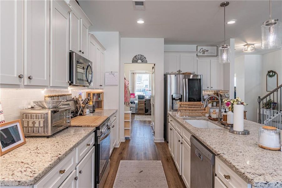 Furnished interior view inside a new home in River Station, Monroe (Image 41).