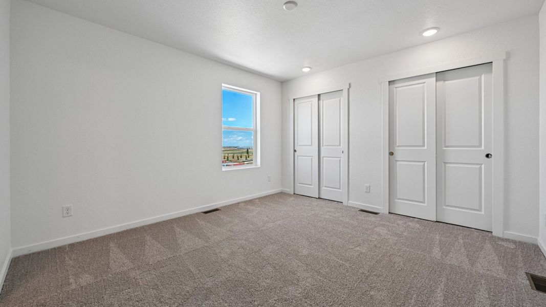 Furnished interior view inside a new home in Windler Townhomes, Aurora (Image 33). Furnished interior view inside a new home in Windler Townhomes, Aurora (Image 33).