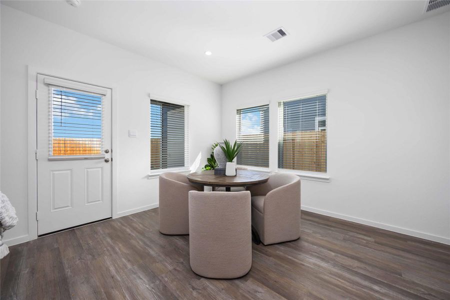 Furnished interior view inside a new home in Legacy Village, Houston (Image 10).