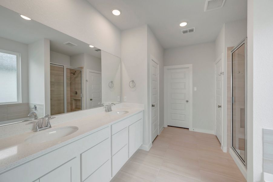 Furnished interior view inside a new home in Mason Woods, Cypress (Image 9).