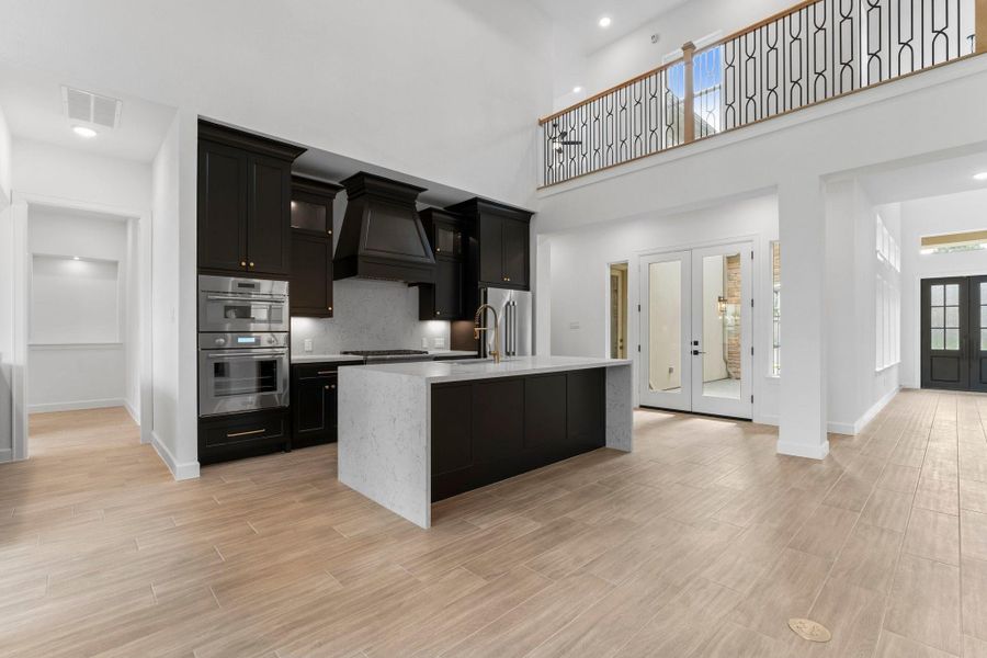 Furnished interior view inside a new home in , Spring (Image 8). Furnished interior view inside a new home in , Spring (Image 8).