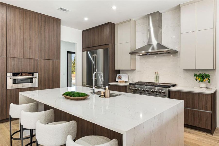 Furnished interior view inside a new home in , Suwanee (Image 62).