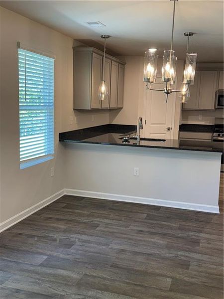 Furnished interior view inside a new home in Crossvine Village, LaGrange (Image 6).
