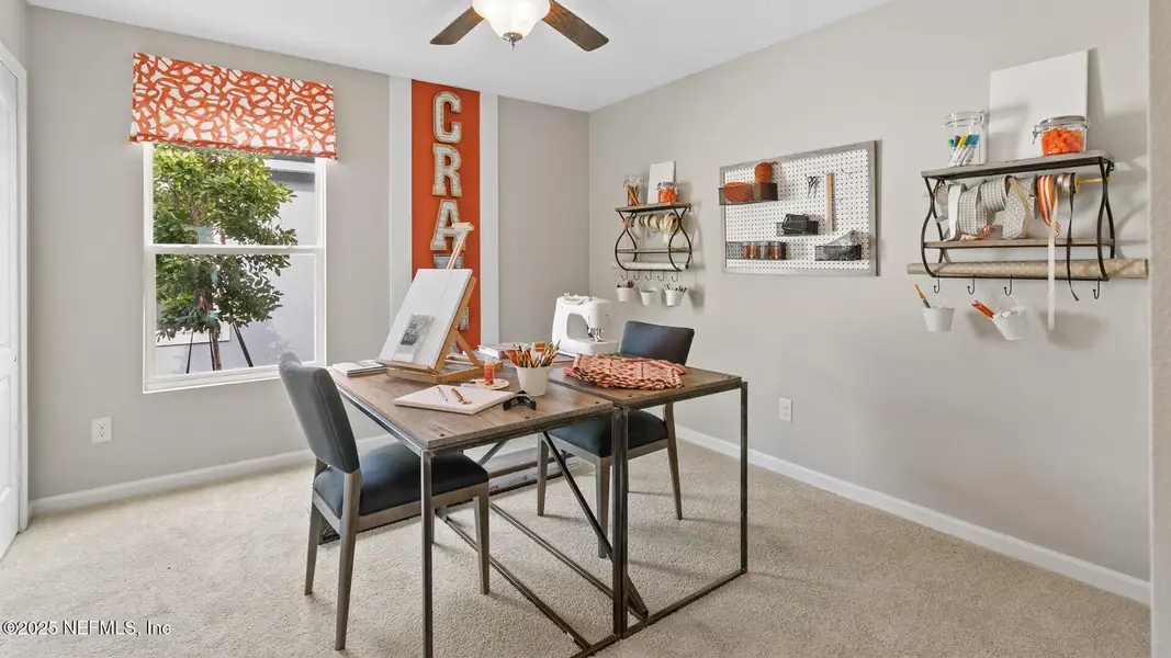 Furnished interior view inside a new home in Sawmill Branch, Palm Coast (Image 31).