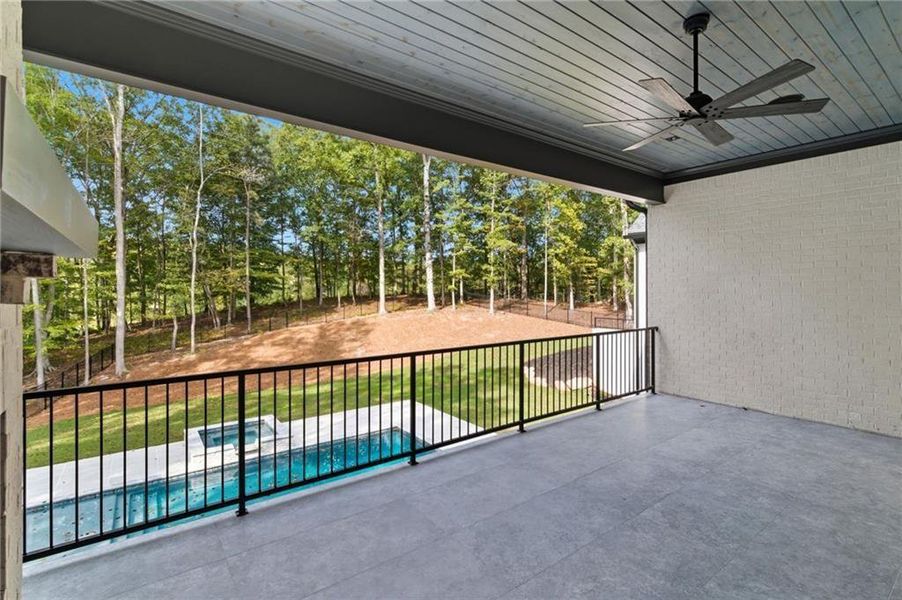 Exterior details and patio area of a home in , Alpharetta (Image 34).