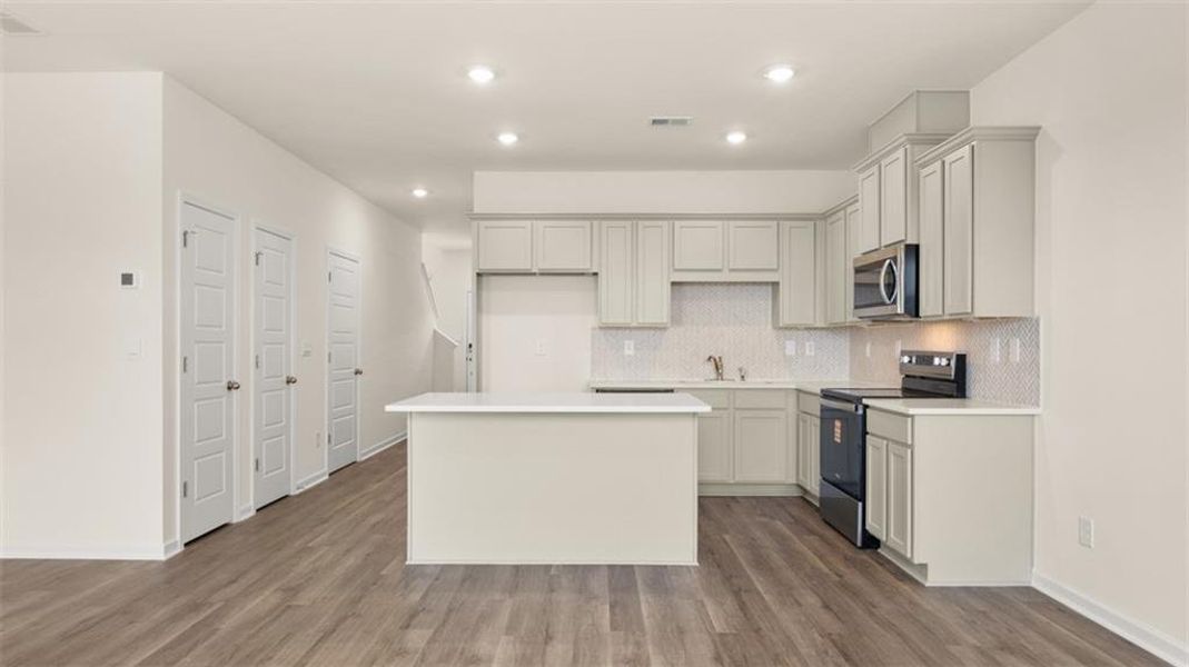 Furnished interior view inside a new home in The Gables at Agricultural Village, Perry (Image 8).