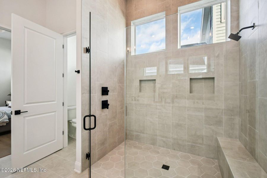 Furnished interior view inside a new home in Nocatee, Ponte Vedra (Image 68).
