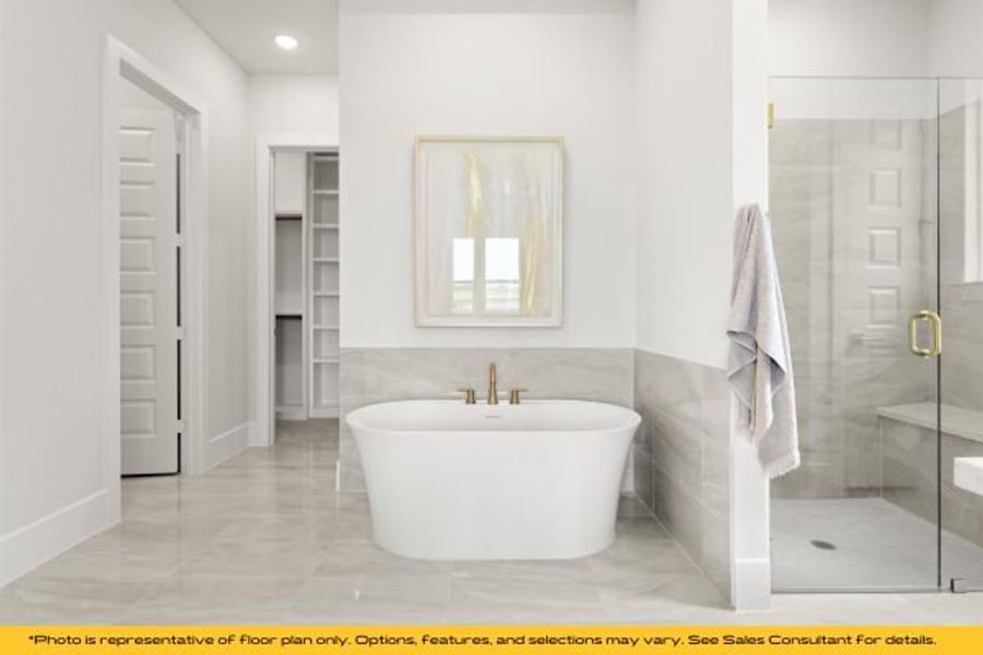 Representative furnished interior of a home built from the St Lucia by Stonefield Homes in Heath Golf and Yacht Club, Rockwall (Image 40).