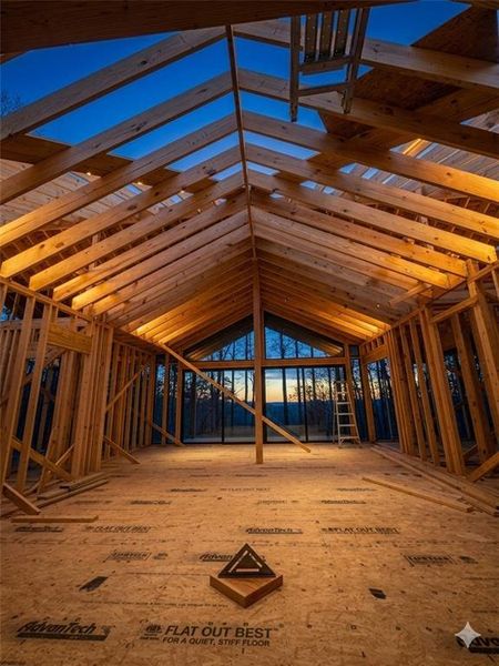 In-progress construction of a new home in , Ellijay, GA (Image 30).