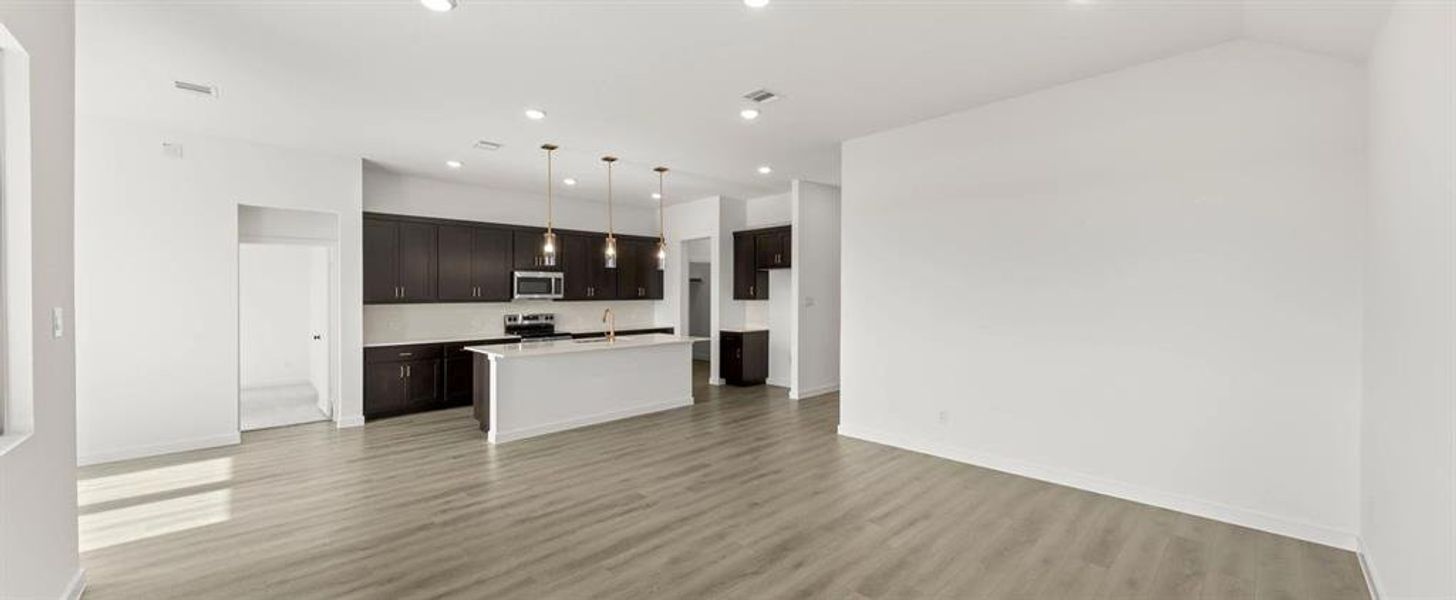 Open Kitchen-Living Room featuring the Oxford Collection