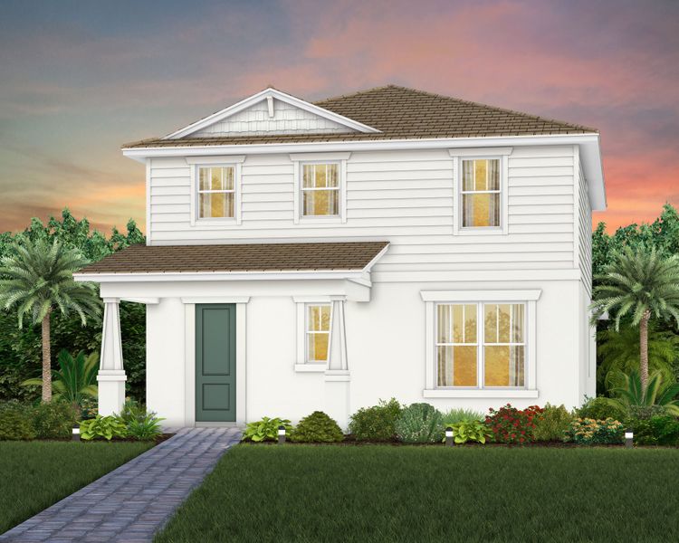 Representative exterior photo of a completed home built from the Mabel II with ADU by Pulte Homes in SeaFlower, Bradenton, FL (Image 32).