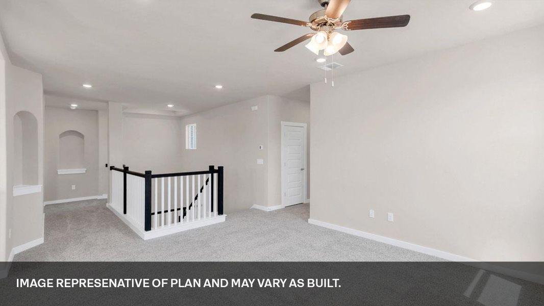 Spacious, unfurnished interior of a new home in Rosenbusch Ranch, Leander (Image 25). Spacious, unfurnished interior of a new home in Rosenbusch Ranch, Leander (Image 25).