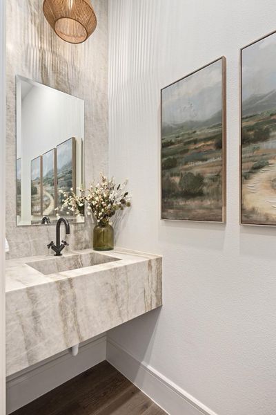 Furnished interior view inside a new home in , Liberty Hill (Image 9).
