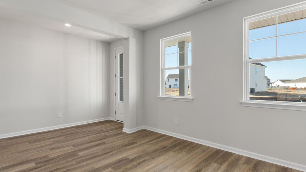 Spacious, unfurnished interior of a new home in The Haven at Indigo Preserve, Leland (Image 22).