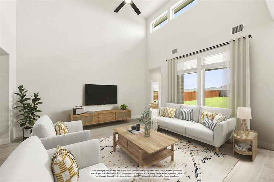 Furnished interior view inside a new home in Heartland Classic 60, Heartland (Image 14). Furnished interior view inside a new home in Heartland Classic 60, Heartland (Image 14).