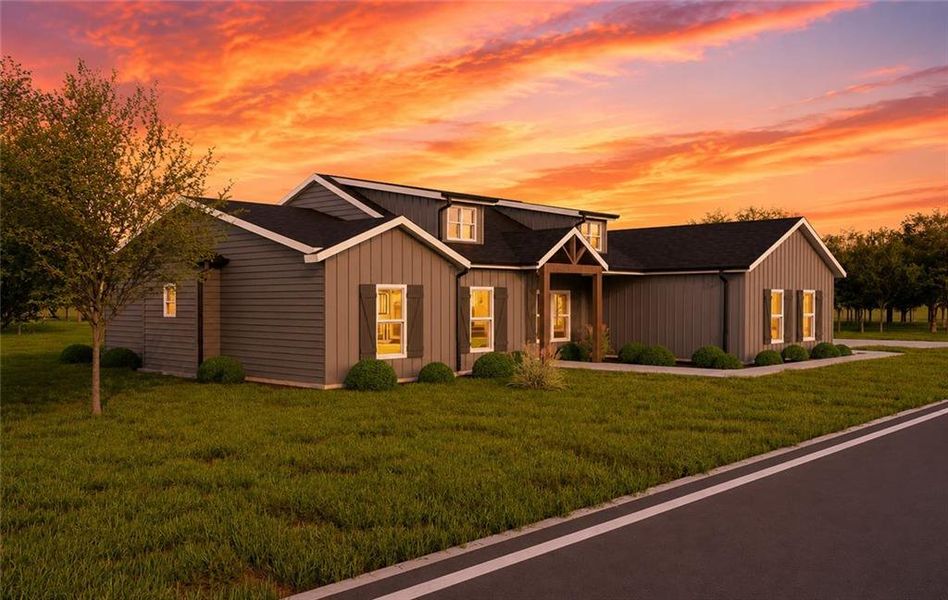 Front exterior of a new home in , Rome, GA, highlighting curb appeal (Image 18). Front exterior of a new home in , Rome, GA, highlighting curb appeal (Image 18).