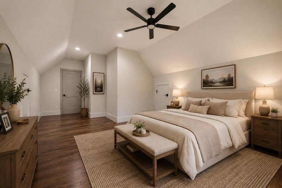 Furnished interior view inside a new home in , Ellijay (Image 41).