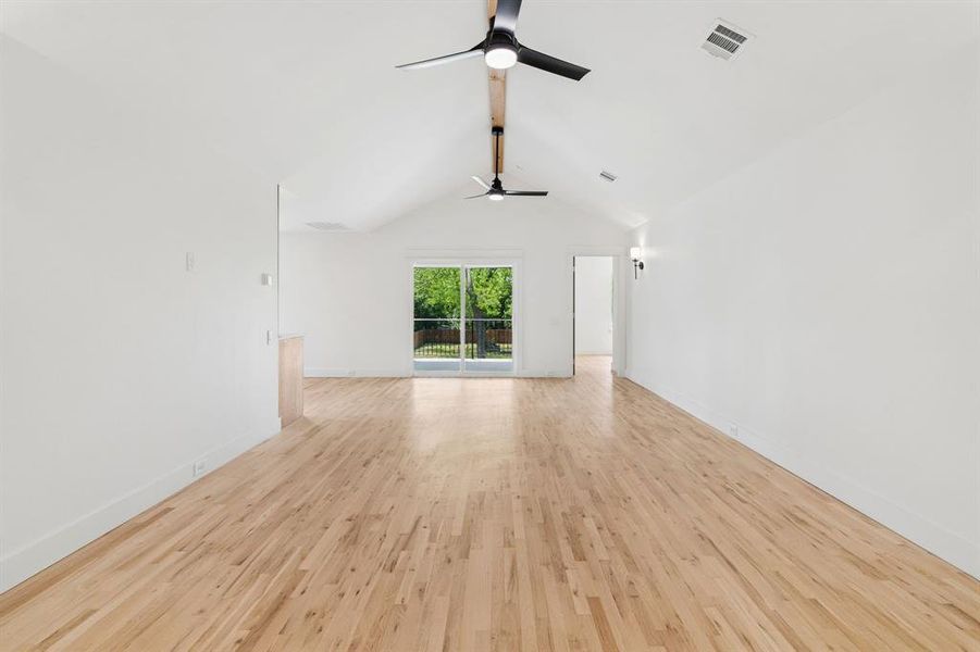 Second floor living area.