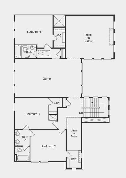 Additional Highlights Include: Bedroom 5 with bath 4 and alternate half bath in place of flex/half bath.