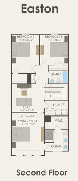 Pulte Homes, Easton floor plan