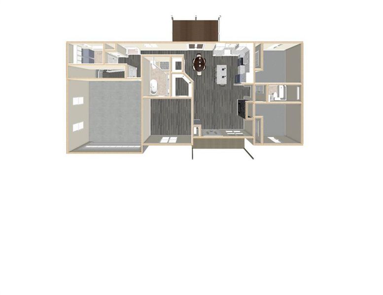 2D floor plan layout of this home in , Jasper, GA (Image 3).