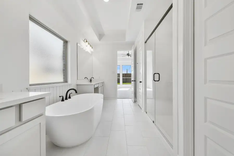 Furnished interior view inside a new home in Meridiana, Manvel (Image 7).