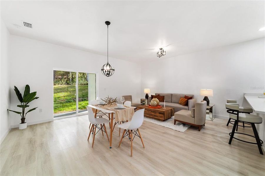 Furnished interior view inside a new home in , Ocala (Image 5).