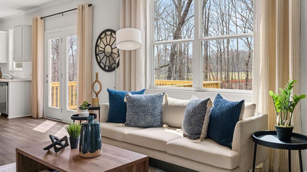 Furnished interior view inside a new home in Lost Creek, Dallas (Image 29).