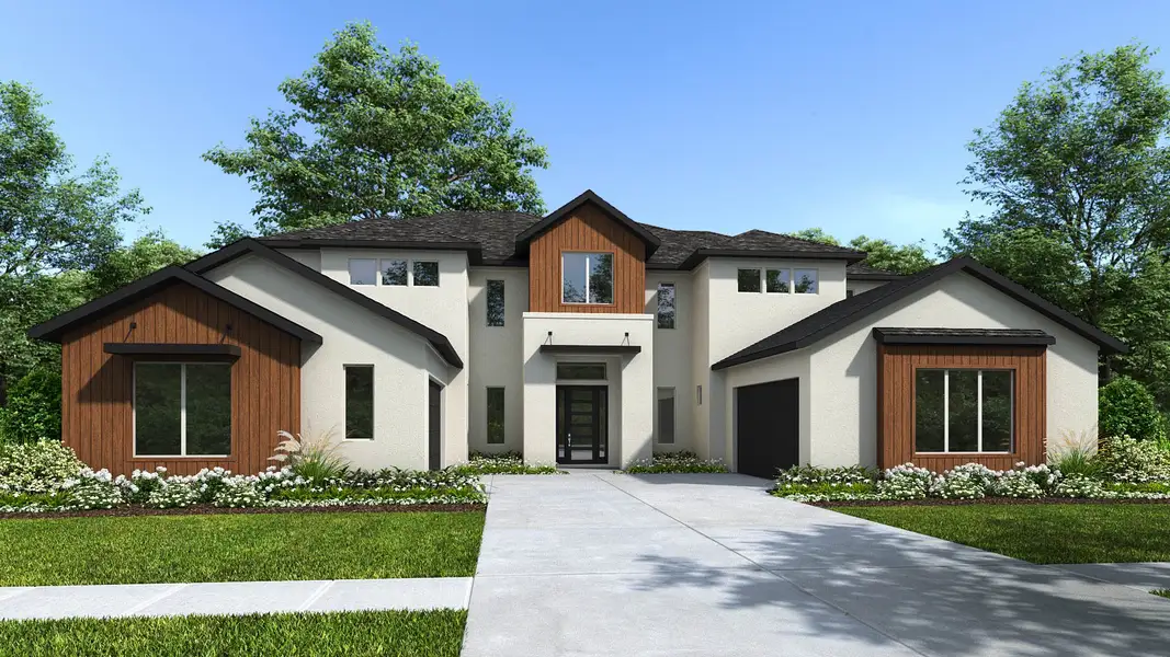 Representative exterior photo of a completed home built from the 5751F by Perry Homes in Star Farms at Lakewood Ranch, Bradenton, FL (Image 3).