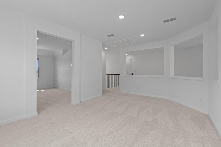 *REPRESENTATIONAL PHOTO* Sneak Peek View of the Game Room & Media