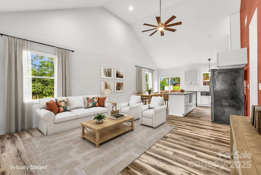 Furnished interior view inside a new home in , Shelby (Image 10).