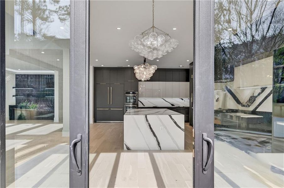 Exterior details and patio area of a home in , Atlanta (Image 3).