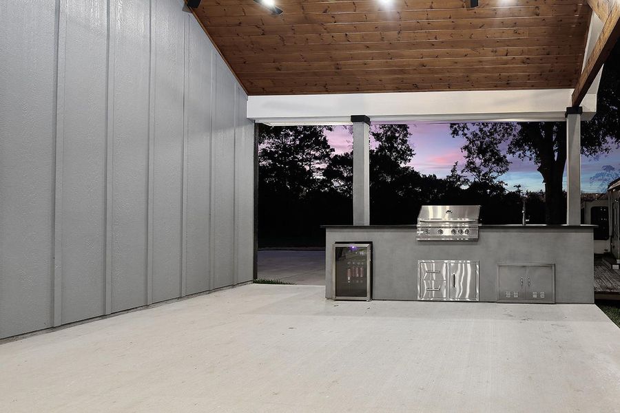 Exterior details and patio area of a home in , Willis (Image 3). Exterior details and patio area of a home in , Willis (Image 3).